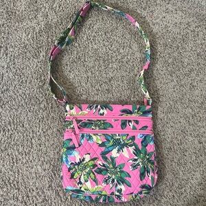 Vera Bradley Pink Floral Crossbody Bag